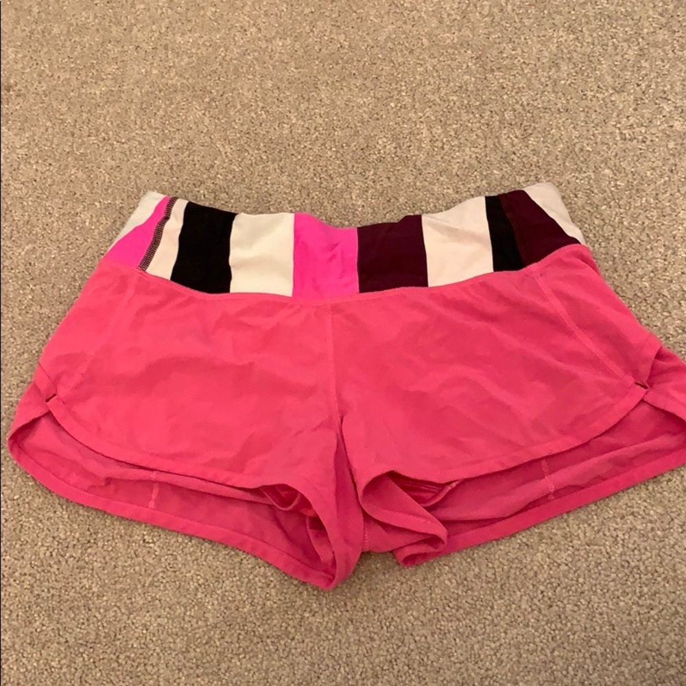 Lululemon speed shorts